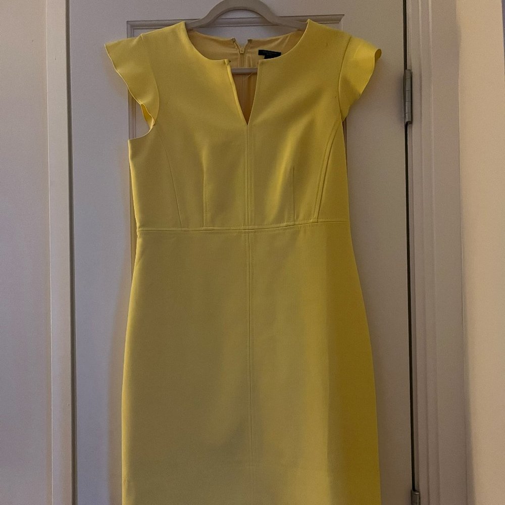 Yellow Loft Flutter Dress